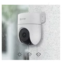   EZVIZ H8C SE 2K 3MP kültéri kamera, 360° panoráma kép, színes éjszakai látás,  kétirányú beszéd, 512 GB