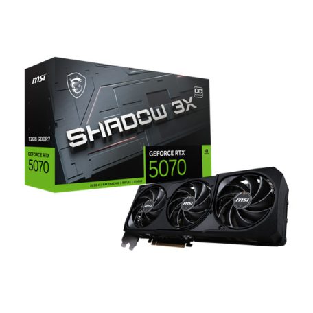 MSI Videokártya PCI-Ex16x nVIDIA RTX 5070 SHADOW 3X 12GB DDR7 OC
