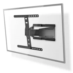   Nedis TVWM5560BK 43"- 90" LCD TV / monitor fali tartókonzol, maximum 50 kg, forgatható / dönthető, 2 forgáspont