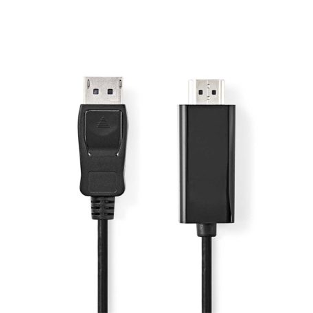 Nedis CCGL37100BK30 Display port dugó - HDMI dugó kábel 1080p, 3m