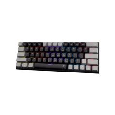   WHITE SHARK WAKIZASHI-2/B-G/R-HU, GK-002113V2/B-G/R-HU fekete/szürke magyar, mechanikus gamer billentyűzet, piros kapcs.