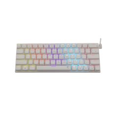   WHITE SHARK WAKIZASHI-2/W/BL-HU, GK-002223V2-W/BL-HU magyar fehér mechanikus gamer billentyűzet