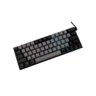 WHITE SHARK WAKIZASHI-2/G-B/R-HU, GK-002713V2/G-B/R-HU szürke/fekete, magyar, mechanikus gamer billentyűzet