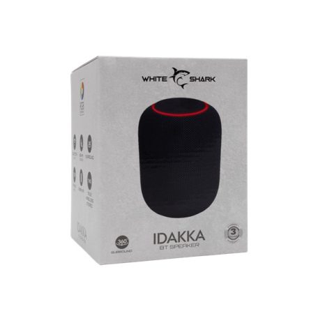 WHITE SHARK GBT-619B IDAKKA-B BLUETOOTH HANGSZÓRÓ 2x5W, TWS, fekete, 2400mA