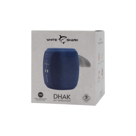 WHITE SHARK GBT-888BL DHAK-BL BLUETOOTH HANGSZÓRÓ 5W, TWS, kék, 1200mA