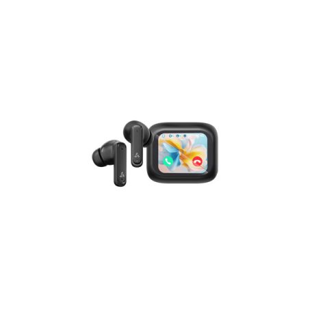 SBOX EB-TWS08-B Bbluetooth v:5.4 fülhallgató mikr.toucLCD, feket, BR+EDR+BLE