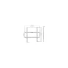 SBOX BL-3744F fali konzol,32-75/81 - 191cm, max.400x400 max.45Kg