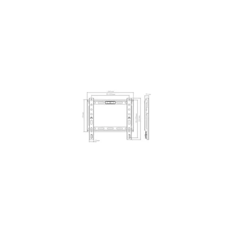 SBOX BL-3722F fali konzol,13-43/33 - 109cm, max.200x200 max.45Kg