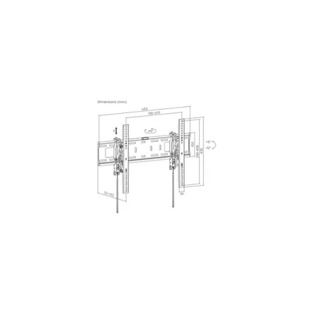 SBOX PLB-6546T-2 FALI KONZOL, 37-80 / 94cm - 203cm dönthető / 75 Kg