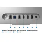 SAMSUNG Gaming 165Hz 3D monitor 27" G90XF, 3840x2160, 16:9, 350cd/m2, 1ms, HDMI/DisplayPort/USB,Pivot, Hangszóró