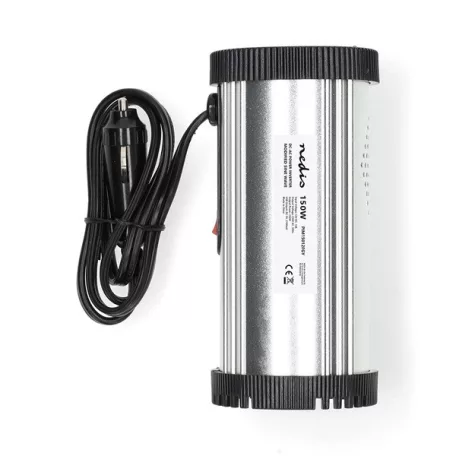 Nedis PIM15012FGY 12V DC - 230V AC inverter, 150W, csatlakozás: szivargyújtós