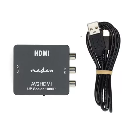 Nedis VCON3456AT (converter) videó konverter, 3 xRCA bemenet - HDMI kimenet 1080p, 1,65 Gbps