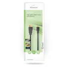 Nedis CVGB34700BK20 micro HDMI - HDMI kábel, 4K@30Hz, 10,2 Gbps, 2m