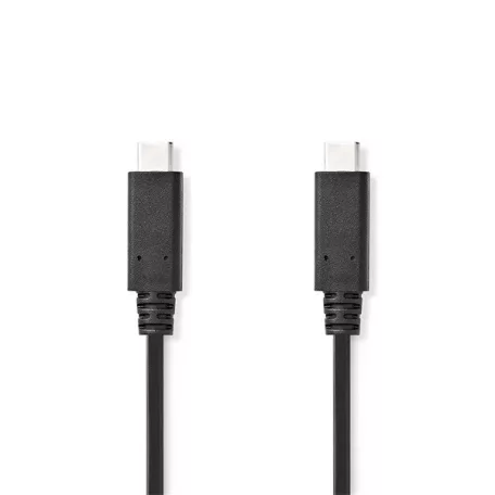 Nedis CCGL64750BK10 USB C - USB-C kábel, USB3.2 Gen 2, 240W, 20 Gbps, 1m, (USB3.1, USB3.0, USB2.0)