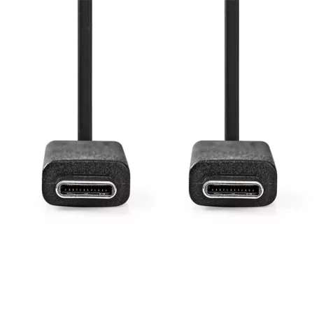 Nedis CCGL64750BK10 USB C - USB-C kábel, USB3.2 Gen 2, 240W, 20 Gbps, 1m, (USB3.1, USB3.0, USB2.0)