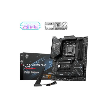 MSI Alaplap AM5 MAG X870 GAMING PLUS WIFI AMD X870, ATX