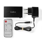 Nedis ASWI2514BK digitális audio kapcsoló 4x Toslink