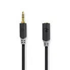 Nedis CABW22050AT20 sztereo audió kábel 3,5mm sztereo jack dugó - 3,5mm sztereo jack aljzat,  2 m