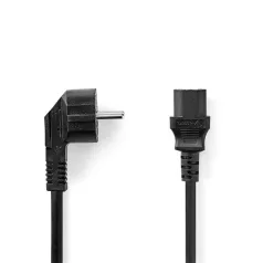   Nedis CEGL10015BK30 tápkábel IEC-320-C13, 3 x 1,5 mm, hossz 3m (IEC320-C13)