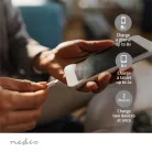 Nedis UPBKPD30000BK powerbank, hordozható külső akkumulátor, power bank 30000mAh