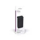 Nedis UPBKPD30000BK powerbank, hordozható külső akkumulátor, power bank 30000mAh