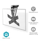 Nedis TVCM5850BK motoros mennyezeti / plafon TV / monitor állvány/tartó konzol, 23-65", dönthető, forgatható, WIFI, 30kg