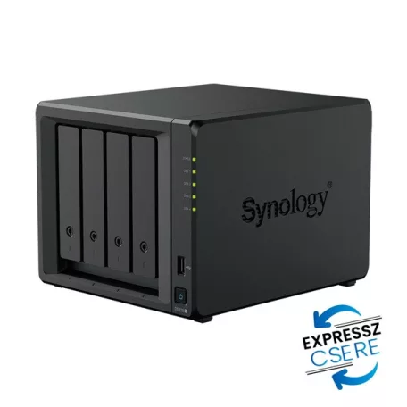 SYNOLOGY NAS 4 Fiókos AMD Ryzen V1500B 4x2,2GHz, 4GB DDR4 ECC, 2x2,5GbE, 2xUSB3.2 - DS925+