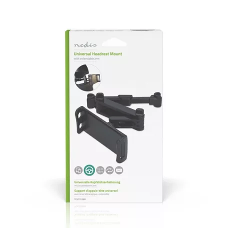 Nedis TCMT210BK autós tablet / telefon tartó konzol 4,7 - 12,5", fejtámlára