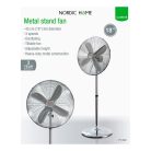 NORDIC HOME FT-562 fém állóventilátor, 3 év garancia, erős stabil kivitel, átmérő: 45 cm, teljesítmény: 60W, 3 fokozat