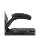 WHITE SHARK NYX-B NYX gamer szék, fekete, puha nyak, fej és hát párnák, lélegzó felület, 120 kg - ig