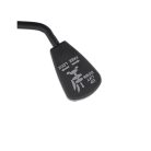 WHITE SHARK NYX-B NYX gamer szék, fekete, puha nyak, fej és hát párnák, lélegzó felület, 120 kg - ig