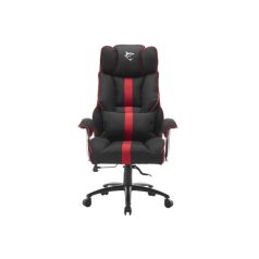   WHITE SHARK WS LE MANS LE MANS fekete/piros gamer szék, puha nyak, fej és hát párnák, lélegző felület, 120 kg-ig