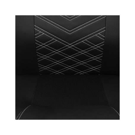 WHITE SHARK ZOLDER fekete gamer szék , puha nyak, fej és hát párnák, lélegző felület, 3 év garancia, 120 kg - ig