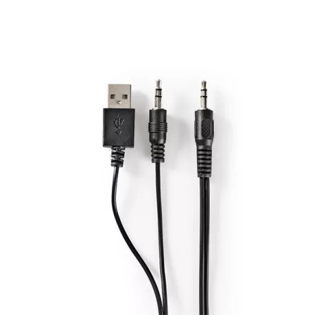 Nedis CSPR10021BK PC (hangfal) hangszóró 2.1, 33 W, 3,5mm sztereo jack