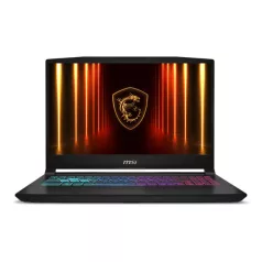   MSI Gaming NB Katana 15 HX B14WEK-268, 15.6" QHD 165Hz, i5-14450HX, 16GB (2x8), 512GB M.2, RTX 5050 8GB, noOS, Fekete