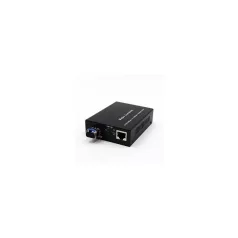  LINKEASY média konverter 10/100M/1G/2.5G/5G/10GBase-T + 1x10GE SFP+ (SFP+ modul nélkül), külső 5V PSU