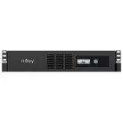 NJOY Szünetmentes Code 600, 600VA, 360W, Line-Interactive, rack (2U), LCD display