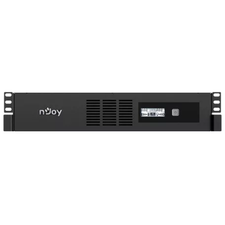 NJOY Szünetmentes Code 600, 600VA, 360W, Line-Interactive, rack (2U), LCD display