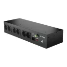 NJOY Szünetmentes Theron 800, 800VA, 480W, Line-Interactive, rack (2U) 8xSchuko