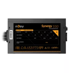   NJOY Tápegység Synergy 550W, 12cm, 20+4, Aktív PFC 80+ White