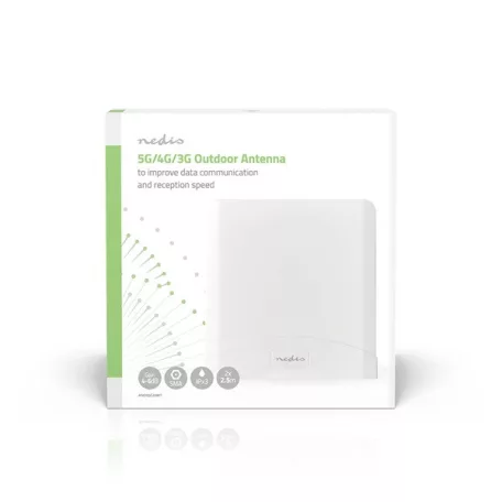 Nedis ANOR5G20WT Beltéri és kültéri antenna, 3G / 4G / 5G, 698 MHz -5000 MHz, Nyereség: 6 dB
