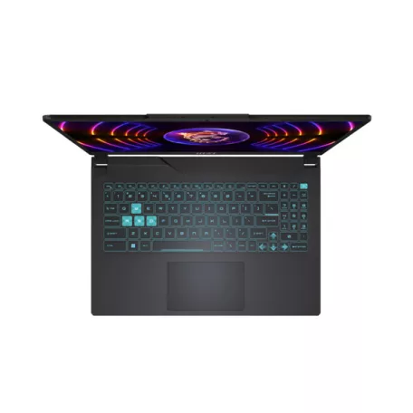 MSI Gaming NB Cyborg 15 A13VEK-2005, 15,6" FHD 144Hz, i7-13620H, 16GB (1x16), 512GB M.2, RTX 4050 6GB, NOOS, Fekete