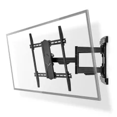   Nedis TVWM6570BK 43"- 100" LCD TV / monitor fali tartókonzol, maximum 70 kg, forgatható / dönthető, 3 forgáspont