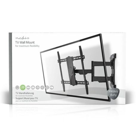 Nedis TVWM6570BK 43"- 100" LCD TV / monitor fali tartókonzol, maximum 70 kg, forgatható / dönthető, 3 forgáspont