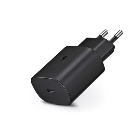 Samsung gyári USB hálózati töltő adapter TypeC bemenet  25W  EPTA800EBE PD.3.0 Super Fast Charging  fekete ECO csom