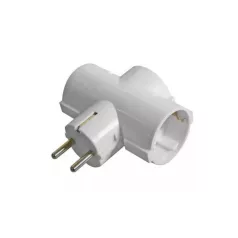   BLACKBIRD Hálózati Dugalj elosztó 250V, Max:3680W 3x16A/250V SQ-GZB3-01/03C gyerekvédelem, Fehér