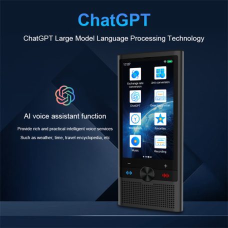 BLACKBIRD Hordozható fordítógép S10 19 Offline és 148 Online nyelv, fordítás fotóról, beszéd felismerés