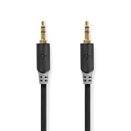 Nedis CABW22000AT10 sztereo audió kábel 3,5mm sztereo jack dugó - dugó,  aranyozott,  1 m