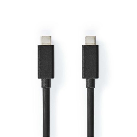 Nedis CCGL64020BK10 USB C - USB C (USB-C) kábel, USB 3.2 Gen 2, 100W, hossz 1m