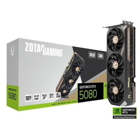ZOTAC Videokártya PCI-Ex16x nVIDIA RTX 5080 SO CORE 16GB GDDR7